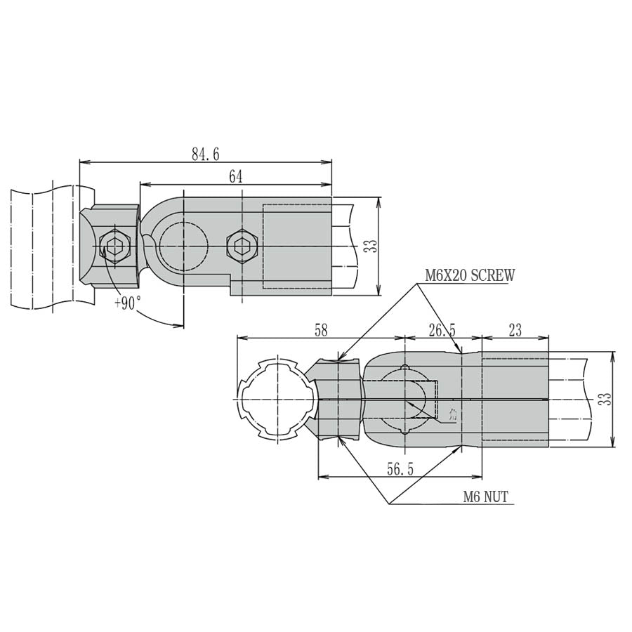 AJ-A07R | Ball Joint Connector