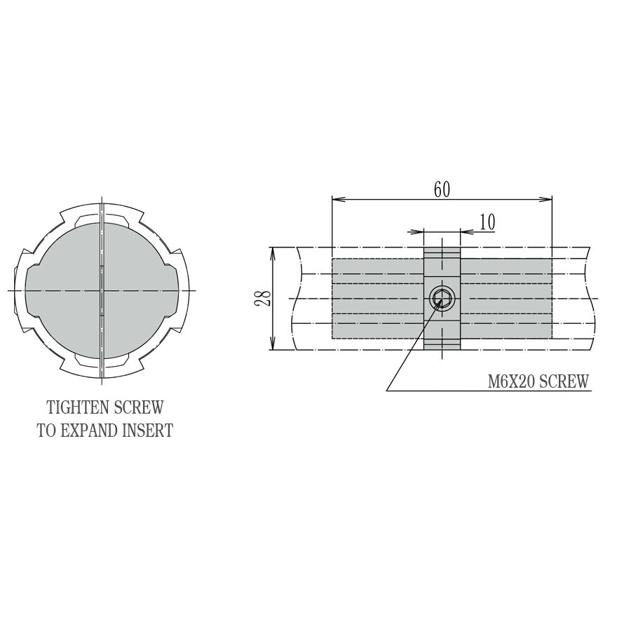 AJ-B02 | Straight Connector