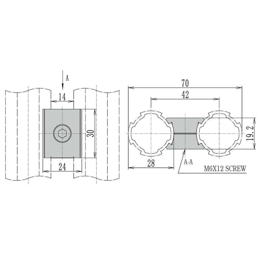 AJ-B08 | Parallel Connector