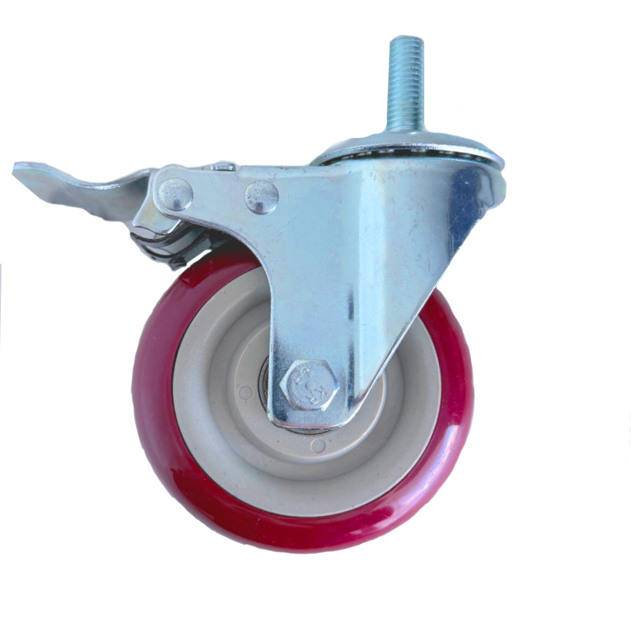 TT-100B | 4" Stem Caster w/ Brake